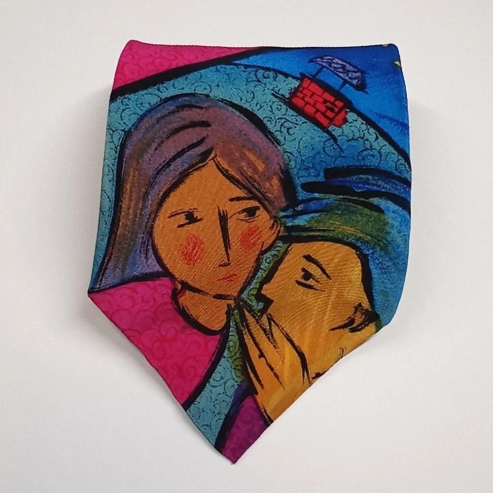 04. The Beatles Colorful Necktie - Picture 1 of 10